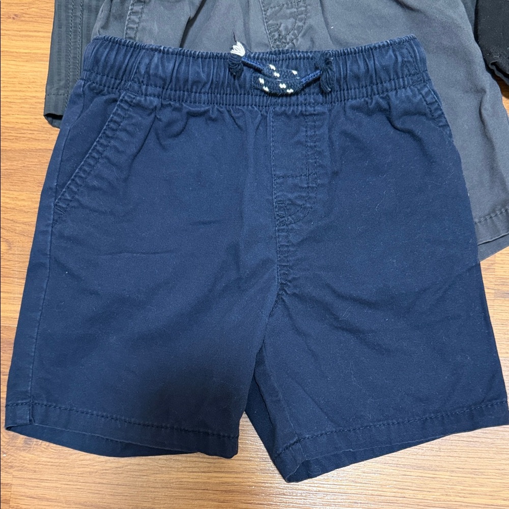 Cat & Jack Boys Shorts Pack - Black, Navy, Gray, Royal Blue - Picture 2 of 6